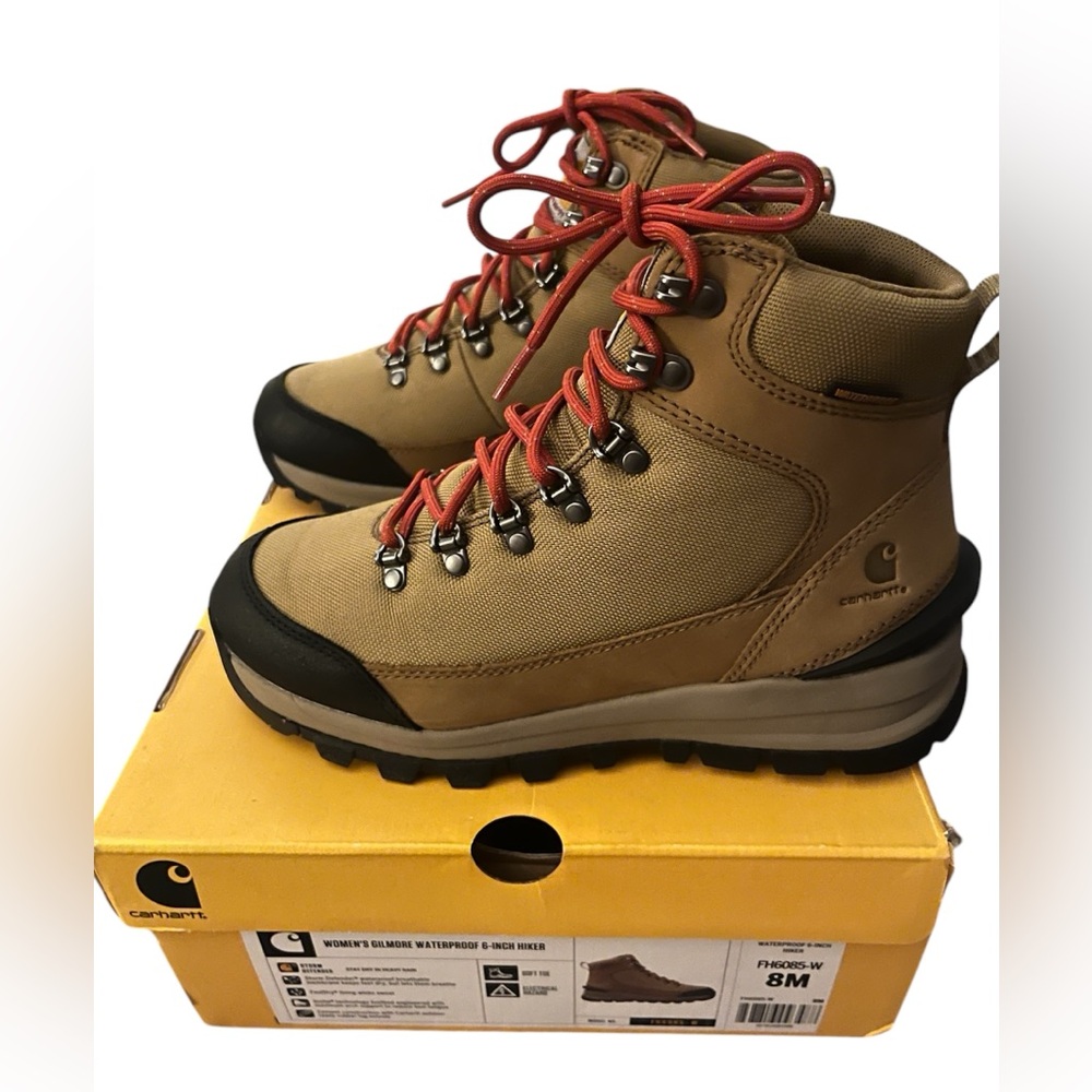 Women’s Carhartt Gilmore Waterproof Hiking Boots NWOT Sz 8M